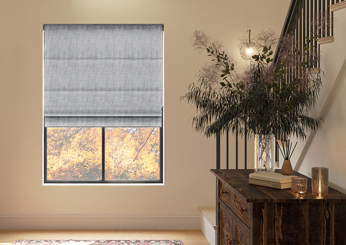 Rhea, Stainless Steel - Roman Blind - Image 3